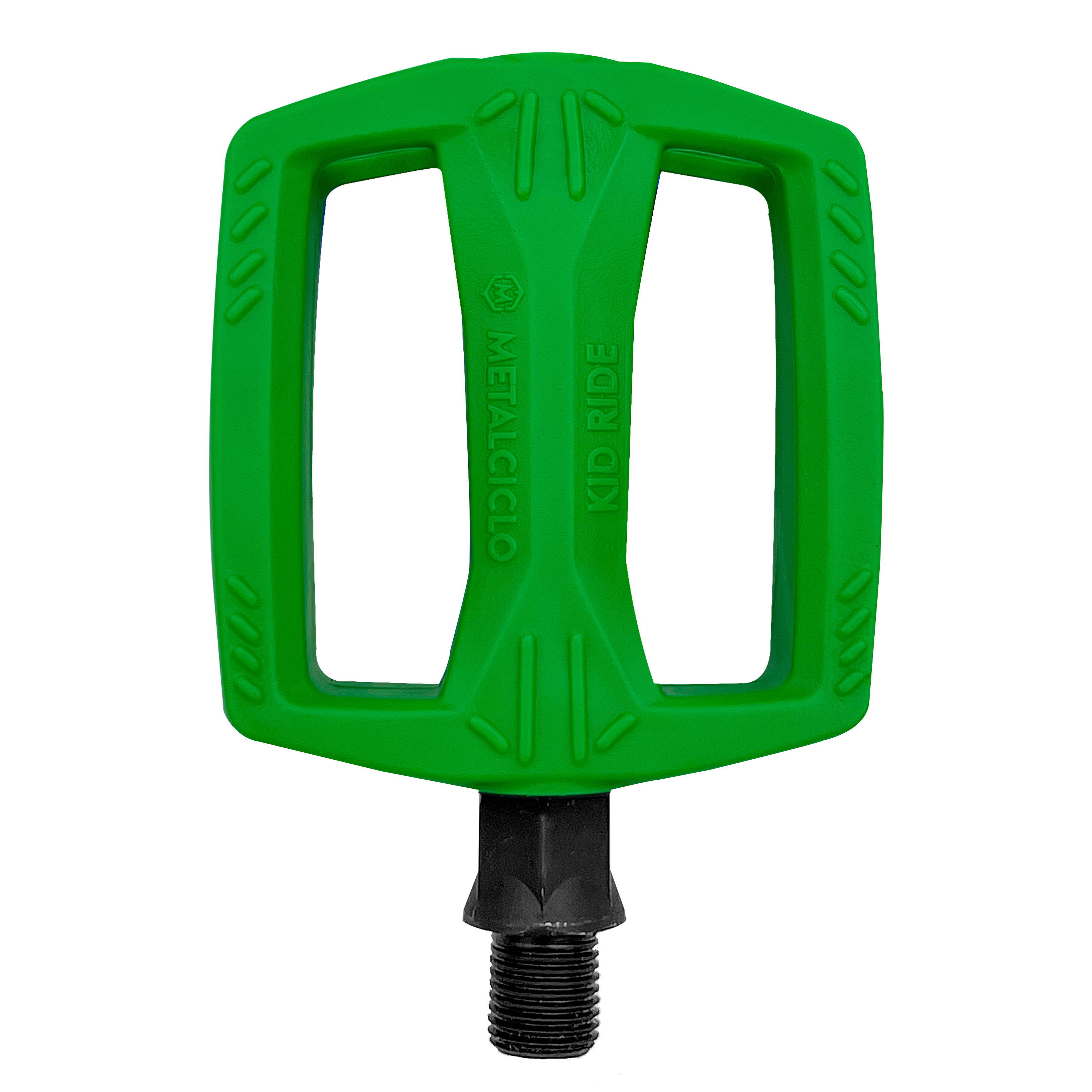 Pedal Kid Ride 9/16 sem esferas verde BX